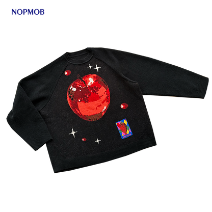 NOPMOB - Unique Star Apple Knit Sweater sweater NOPMOB