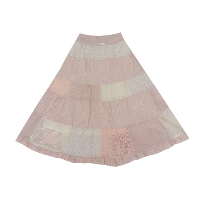 SemenCoicis - Floral Lace Patchwork Skirt skirt SemenCoicis