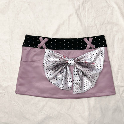 YJM with biubiu Dreamy Butterfly Skirt | Polka Dot Mini Skirt – Harajuku Y2K Bow Accent Skirt skirt YJM with biubiu