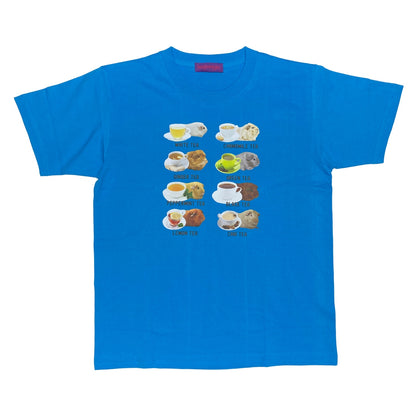Decora Kei Cotton Tee – Loose Fit Blue tshirt bunnybunnygun