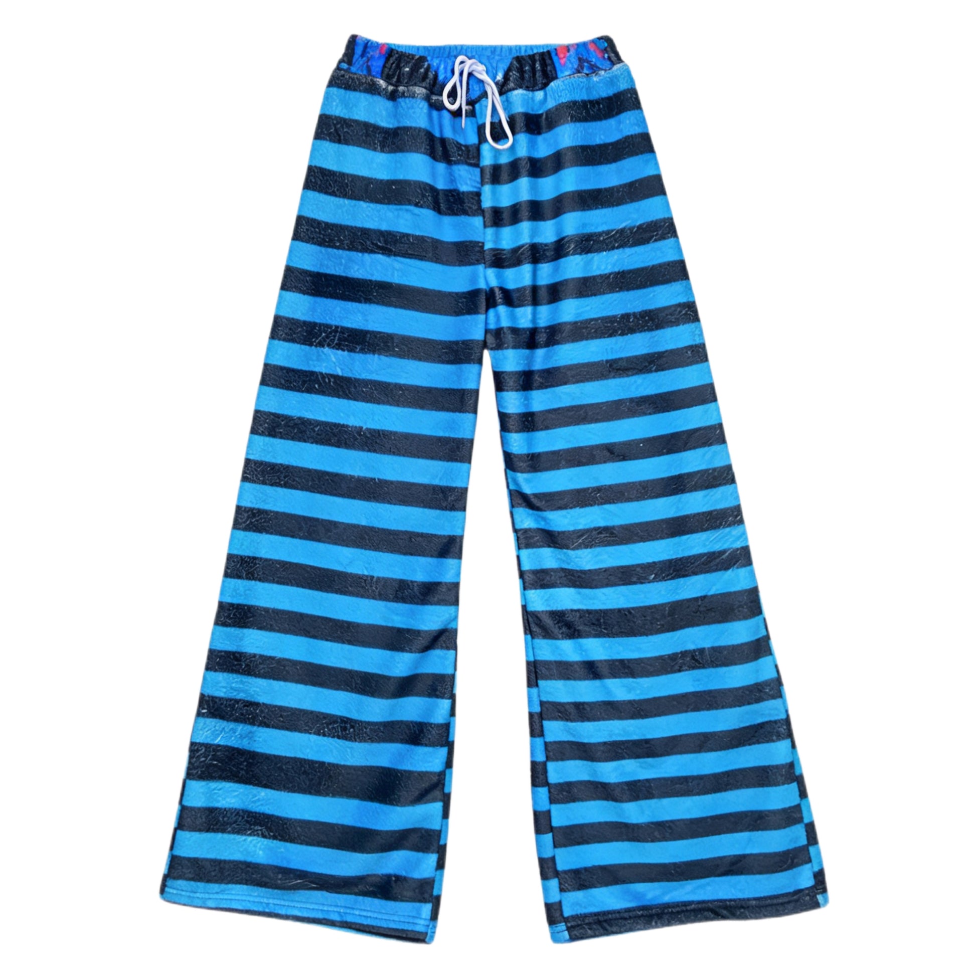 LEERROO - Y2K Subculture Striped Print Pants pants Leerroo S