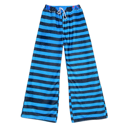 LEERROO - Y2K Subculture Striped Print Pants pants Leerroo S