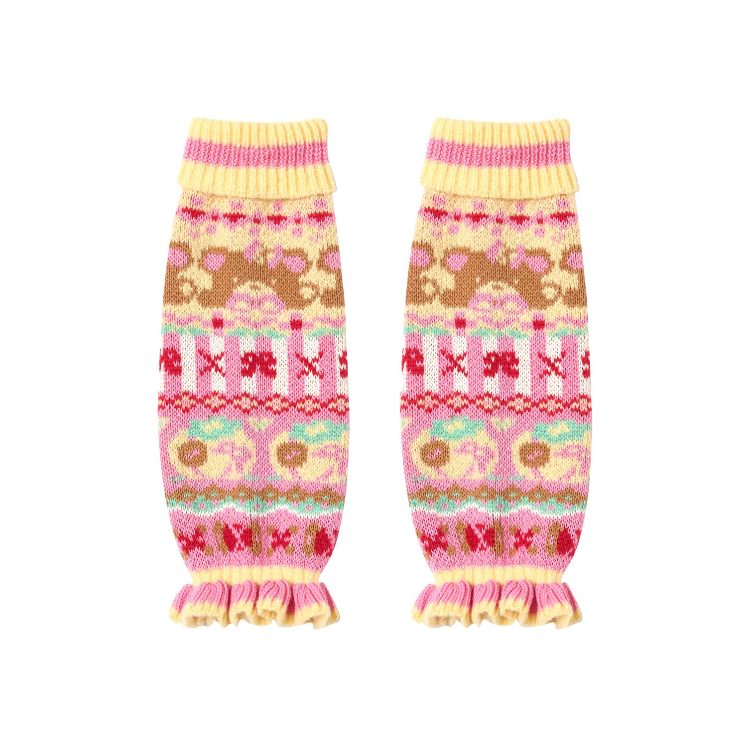 Lutra Jump - Decora Knit Lace Leg Warmers leg warmmers Lutra Jump