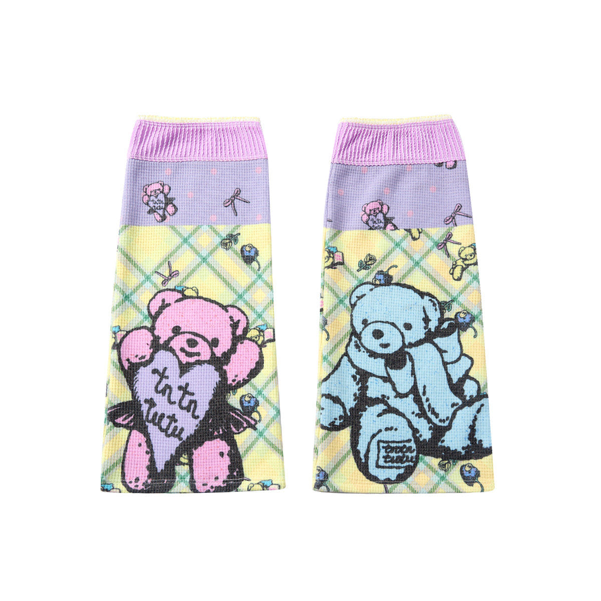 tntntutu - Bear Ruffle Slouch Socks leg warmmers tntntutu