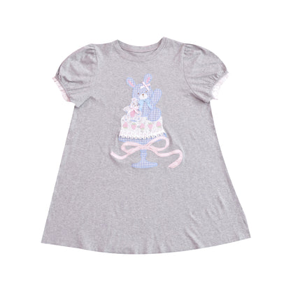 SemenCoicis Sweet Doll Knit Dress | Kawaii Puff Sleeves & Bow Ribbon Dress dress SemenCoicis