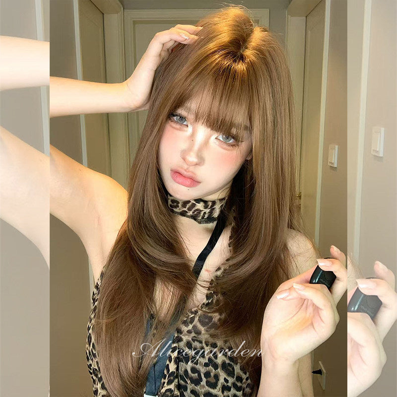 Alice Garden - Caramel Brown Long Straight Wig wig Alice Garden