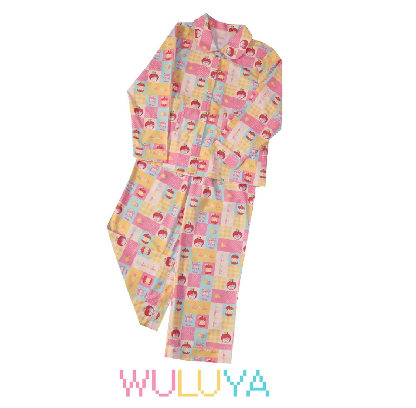 LULULULU - Apple Mouse Modal Long Homewear Set pajama LULULULU S