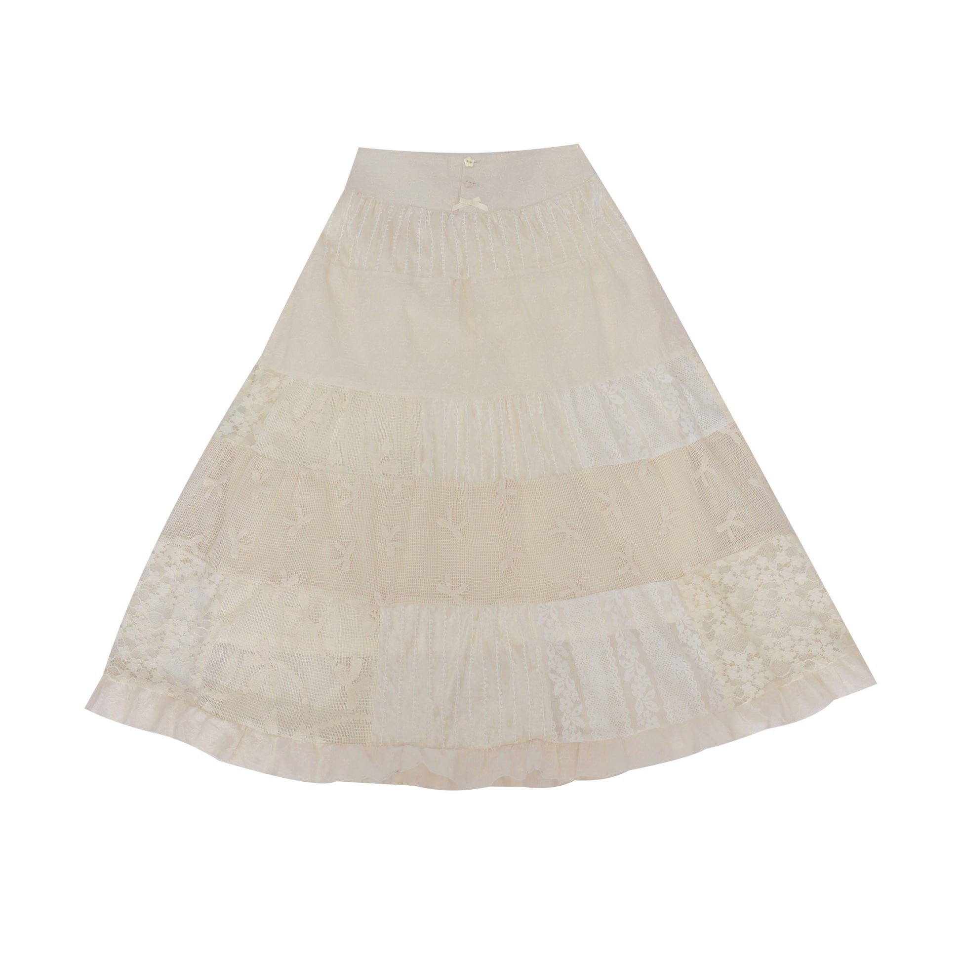 SemenCoicis - Lace Patchwork Cake Skirt skirt SemenCoicis