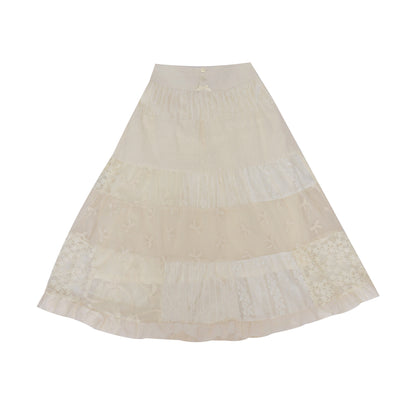 SemenCoicis - Lace Patchwork Cake Skirt skirt SemenCoicis