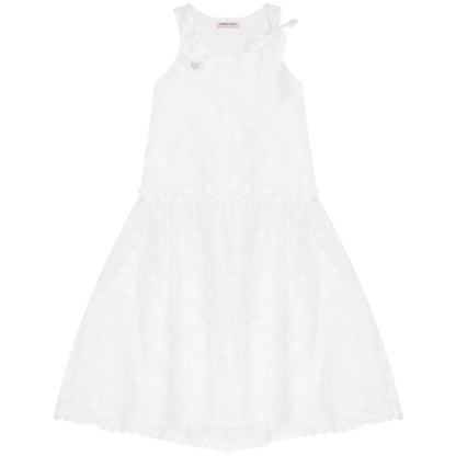 ziziFei - White Polka Dot Mesh Dress overskirt ziziFei S