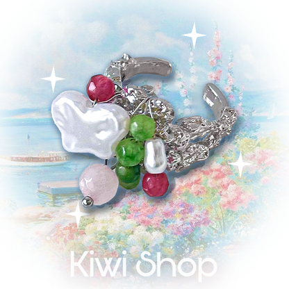 Kiwi Store - Y2K Beaded Ring ring kiwi store Colorful Butterfly Ring - 1pc