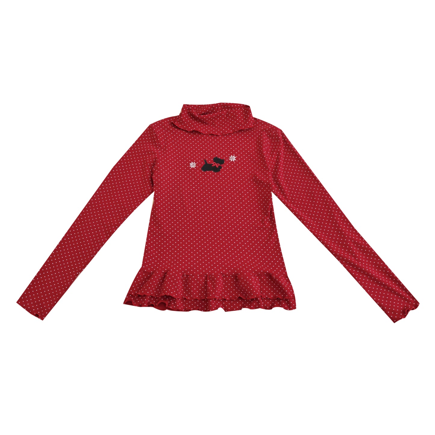 SemenCoicis - Kawaii Puppy Polka Dot Top shirt SemenCoicis