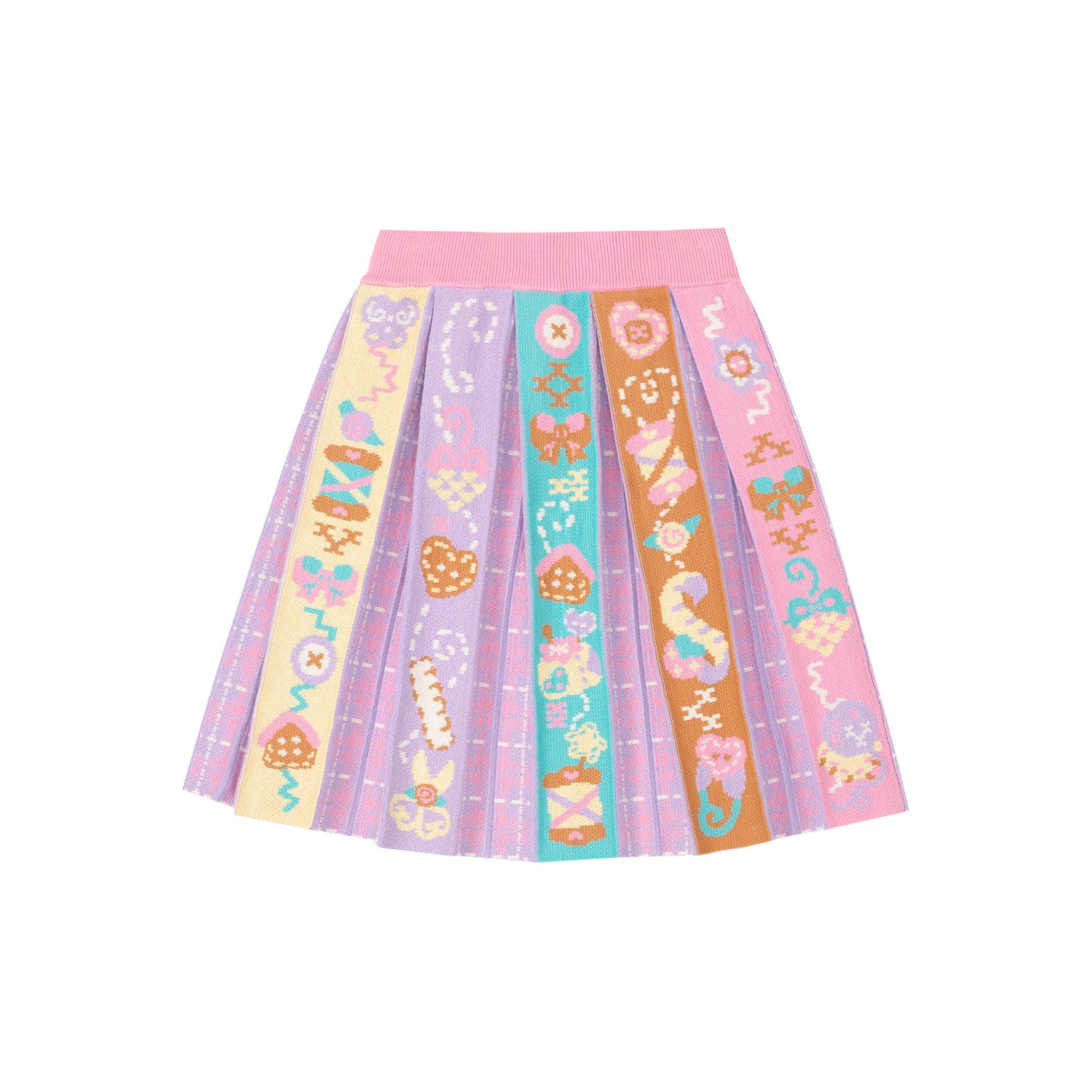 LutraJump - Decora Kei Plaid Knit Skirt skirt Lutra Jump S