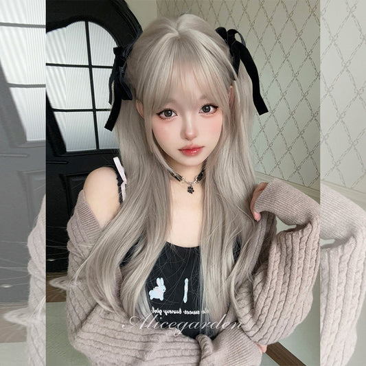 Alice Garden - Silver Gray Straight Wig wig Alice Garden