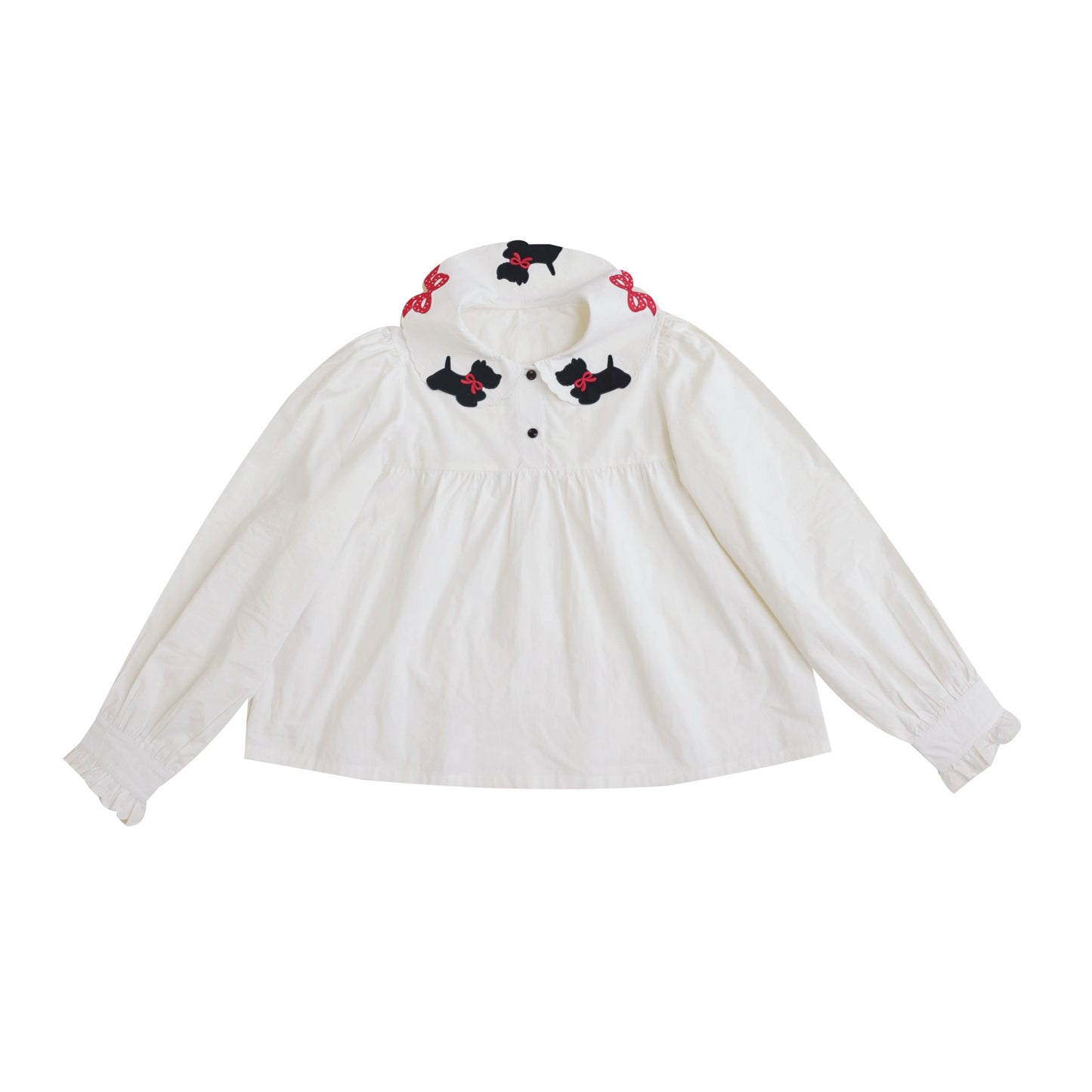 SemenCoicis - Kawaii Puppy Doll Collar Blouse blouse SemenCoicis