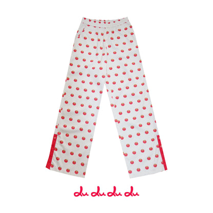 Kawaii Slit Pants – Tomato Print pants LULULULU M
