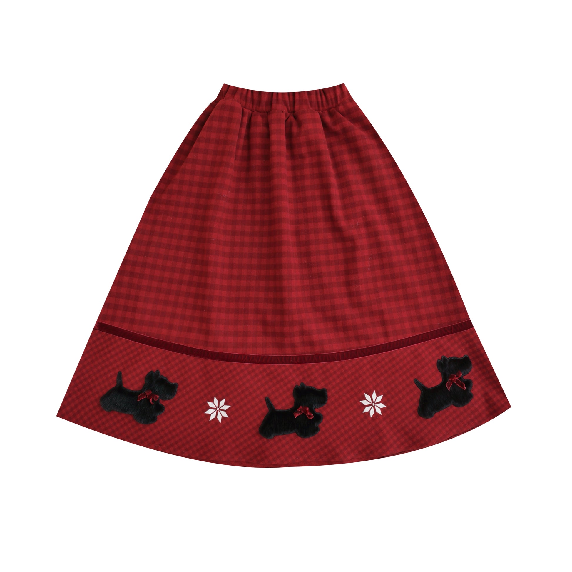 SemenCoicis - Kawaii Puppy Plaid Skirt skirt SemenCoicis