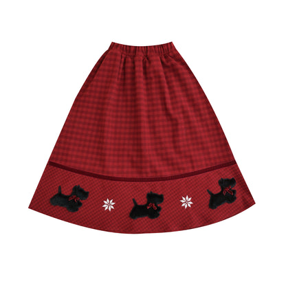 SemenCoicis - Kawaii Puppy Plaid Skirt skirt SemenCoicis