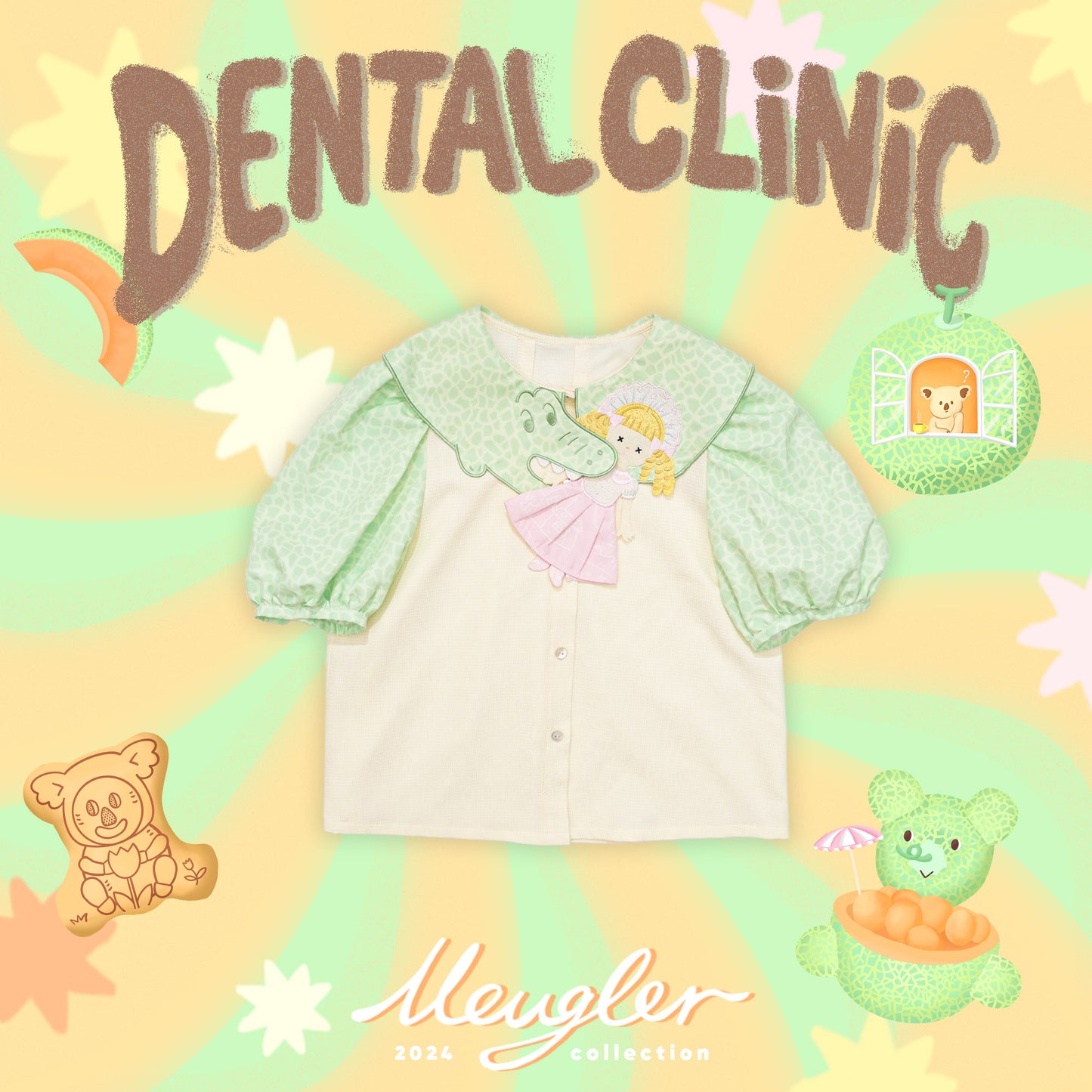 Meugler - Kawaii Crocodile Doll Shirt shirt Meugler