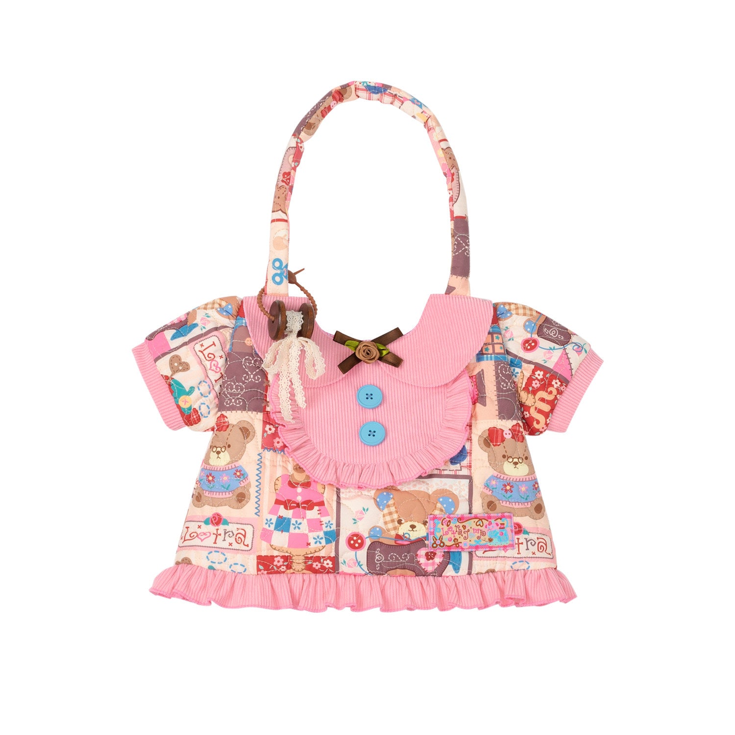 LutraJump - Kawaii Patchwork Quilted Bag bag Lutra Jump