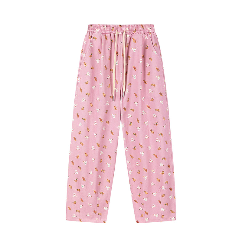KURIOSITAET - Decora Kei Dopamine Pink Relaxed Work Pants pants KURIOSITAET S