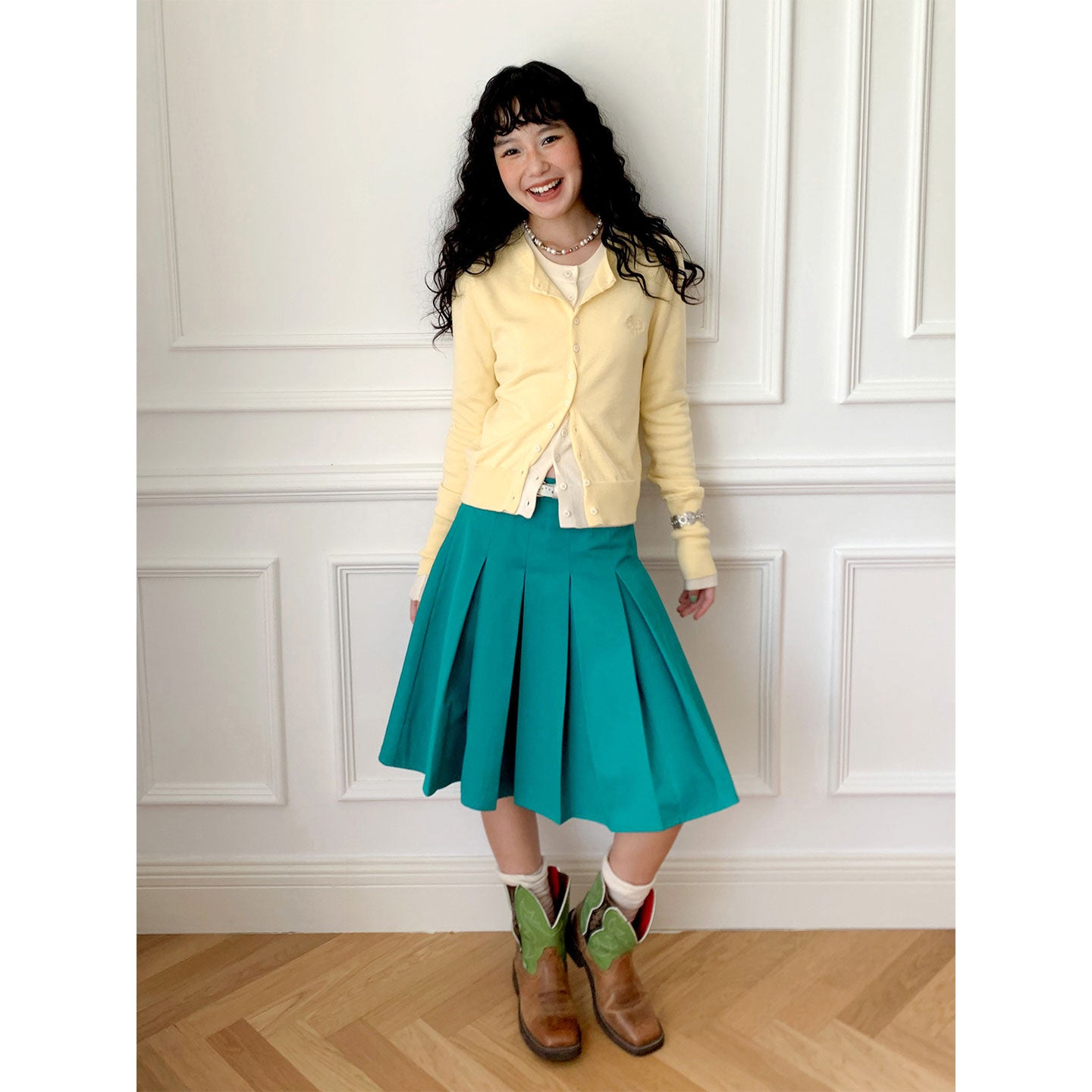 Chemical Girl - Girly Slim Fit Knit Cardigan cardigan chemical girl Yellow S
