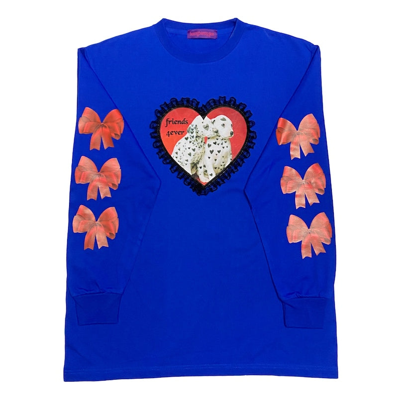 bunnybunnygun – Decora Kei Blue Oversized Tee shirt bunnybunnygun