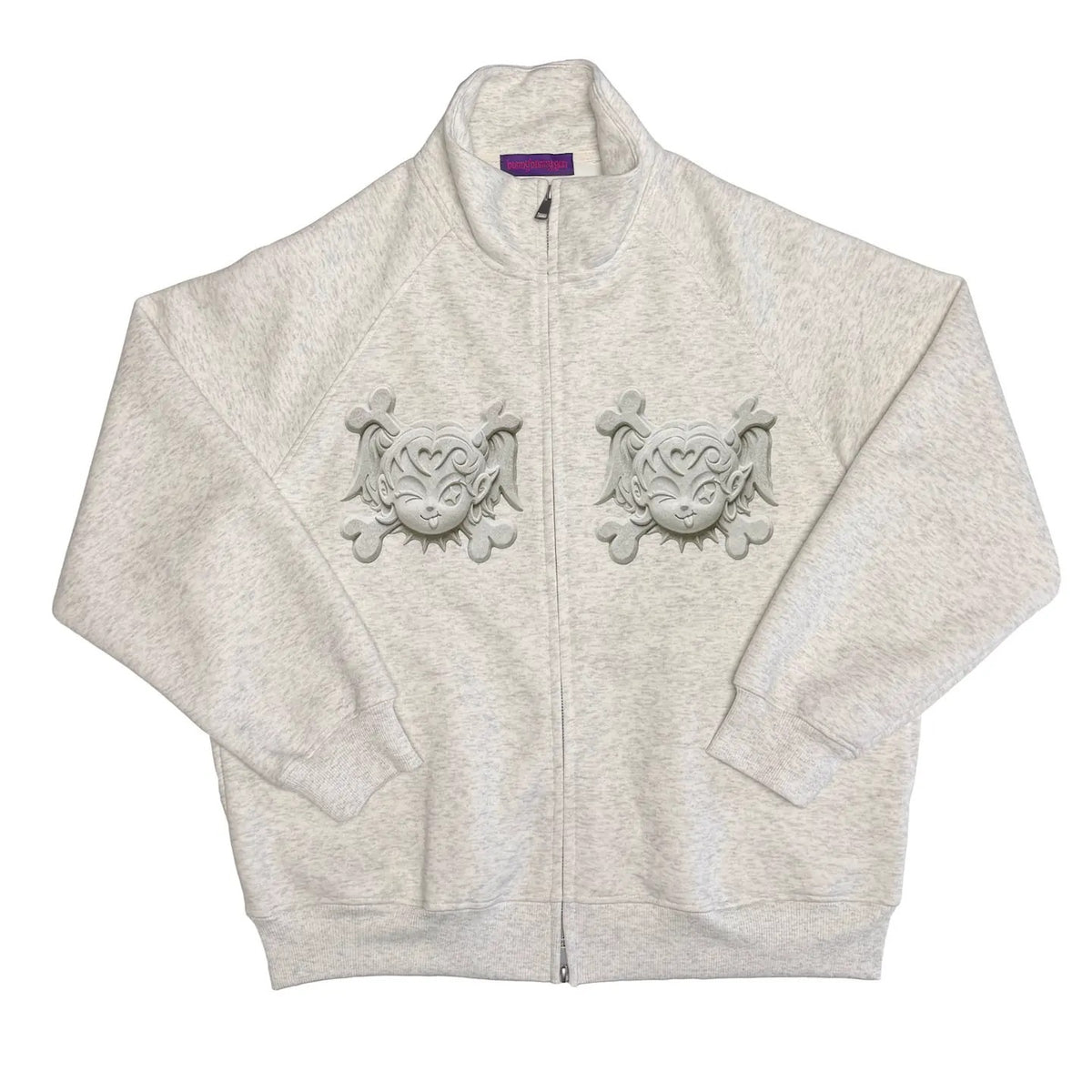 bunnybunnygun - Oversized Demon Girl Zip-Up Hoodie hoodie bunnybunnygun M