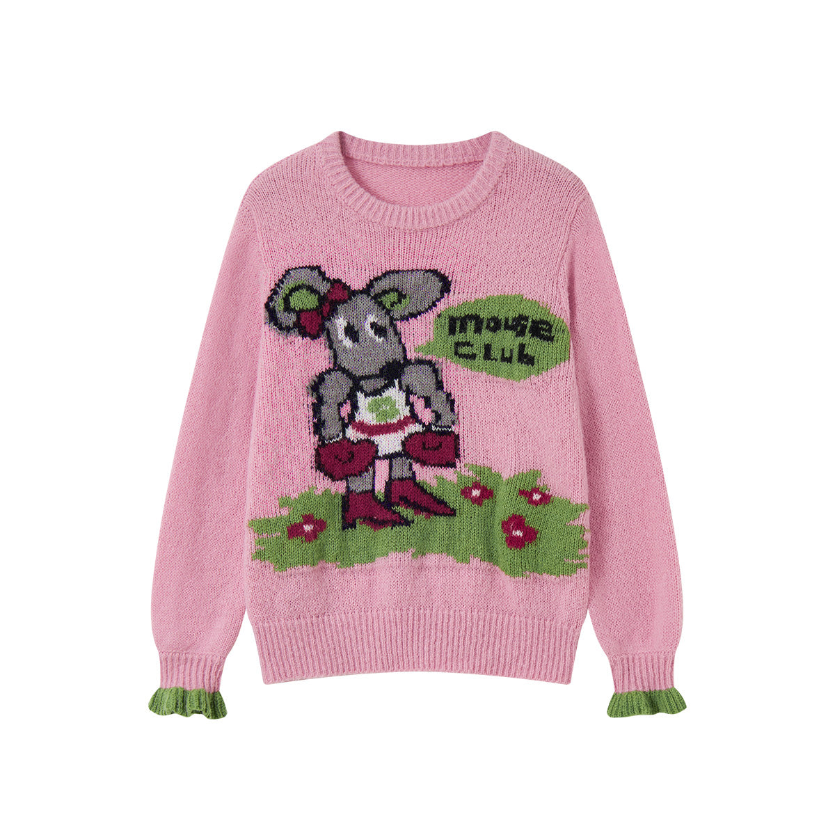 tntntutu - Pink Mouse Knit Sweater sweater tntntutu