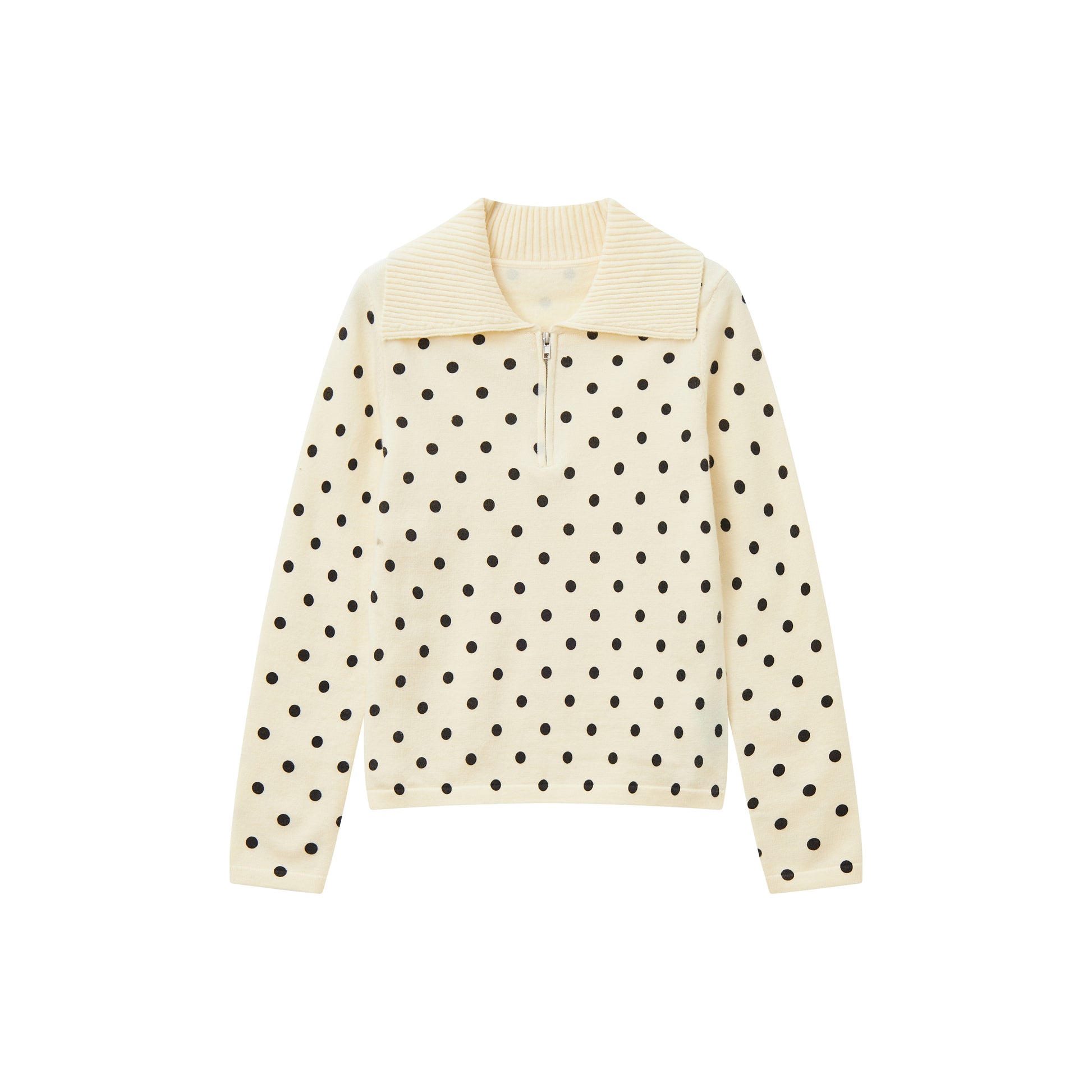 Chemical Girl - Girly Y2K Collared Fitted Knit Pullover Sweater sweater chemical girl