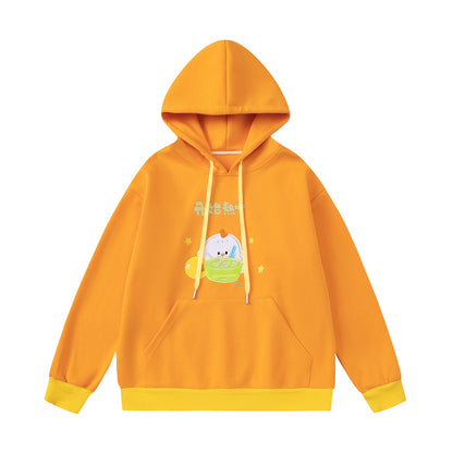 KURIOSITAET - Decora Kei Orange Hoodie Sweatshirt hoodie KURIOSITAET S