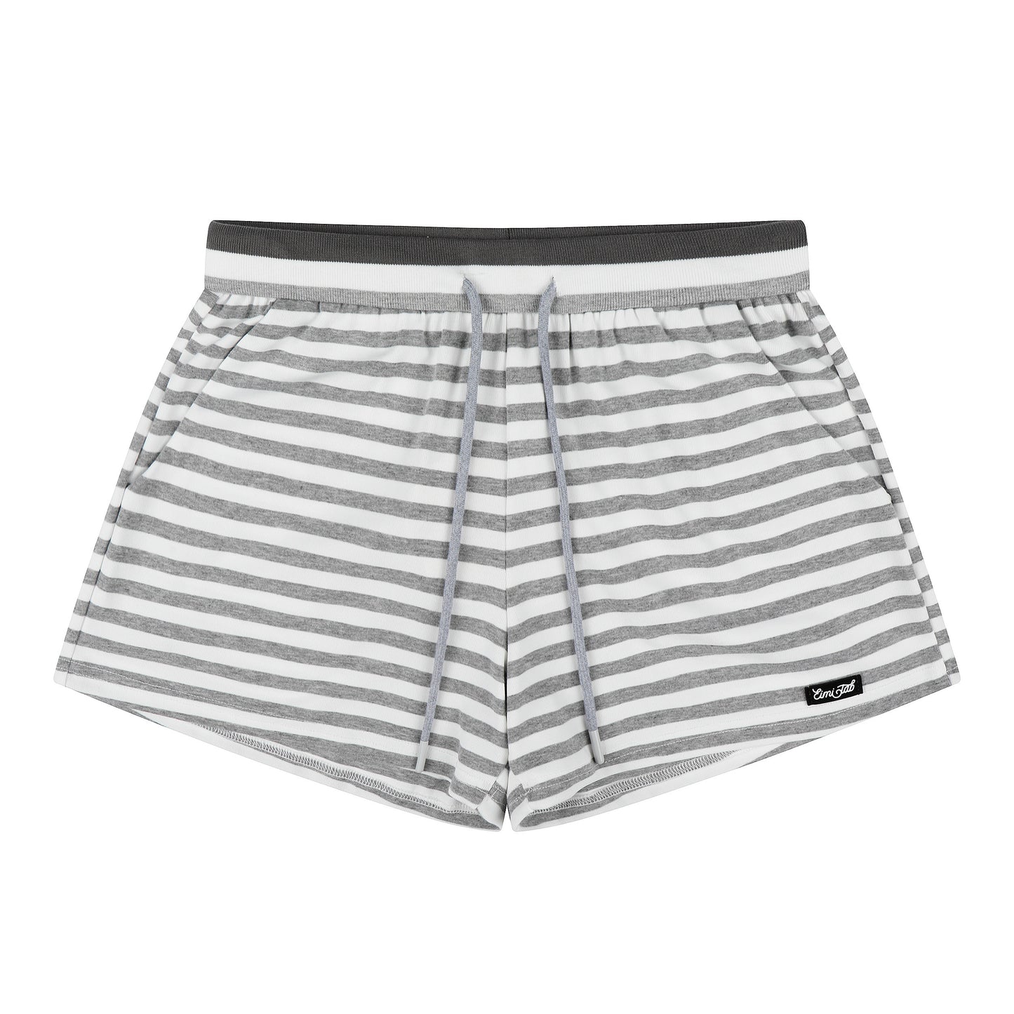 Languid Park - Star Stripe Drawstring Shorts shorts Languid Park Grey S