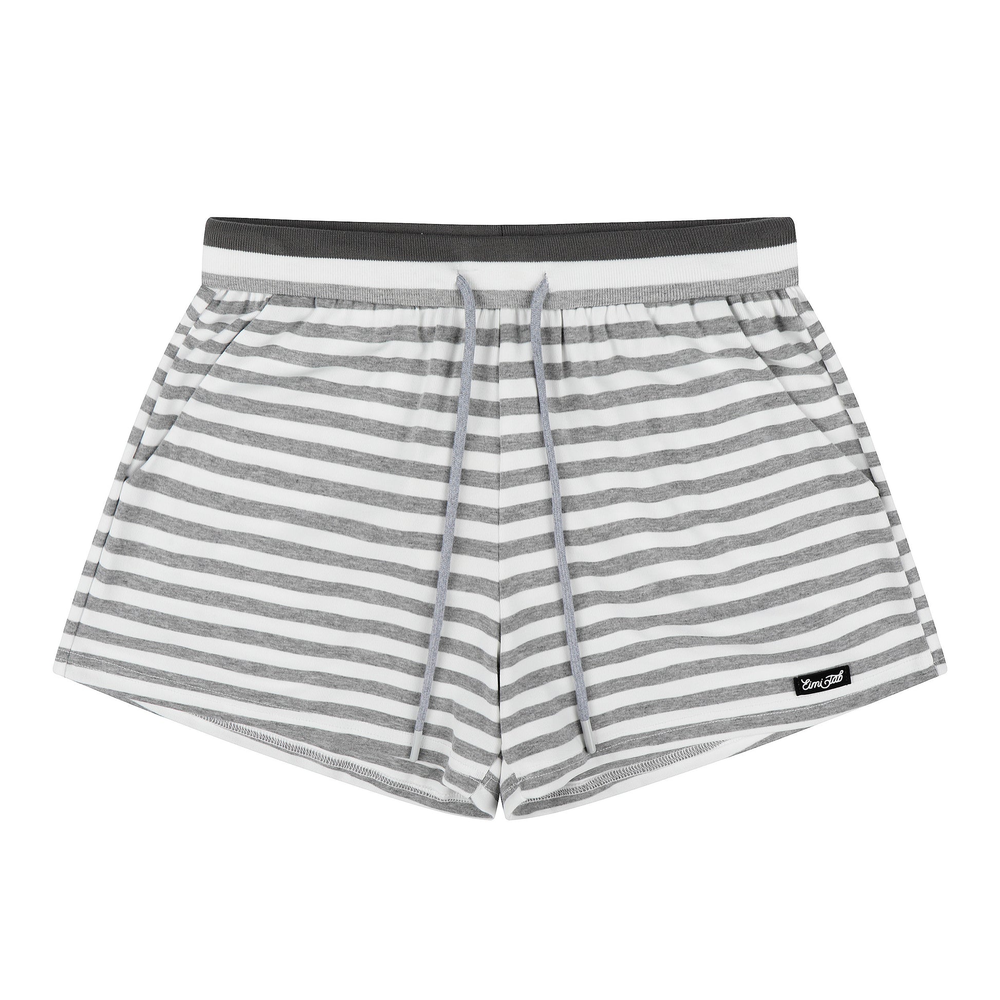 Languid Park - Star Stripe Drawstring Shorts shorts Languid Park Grey S