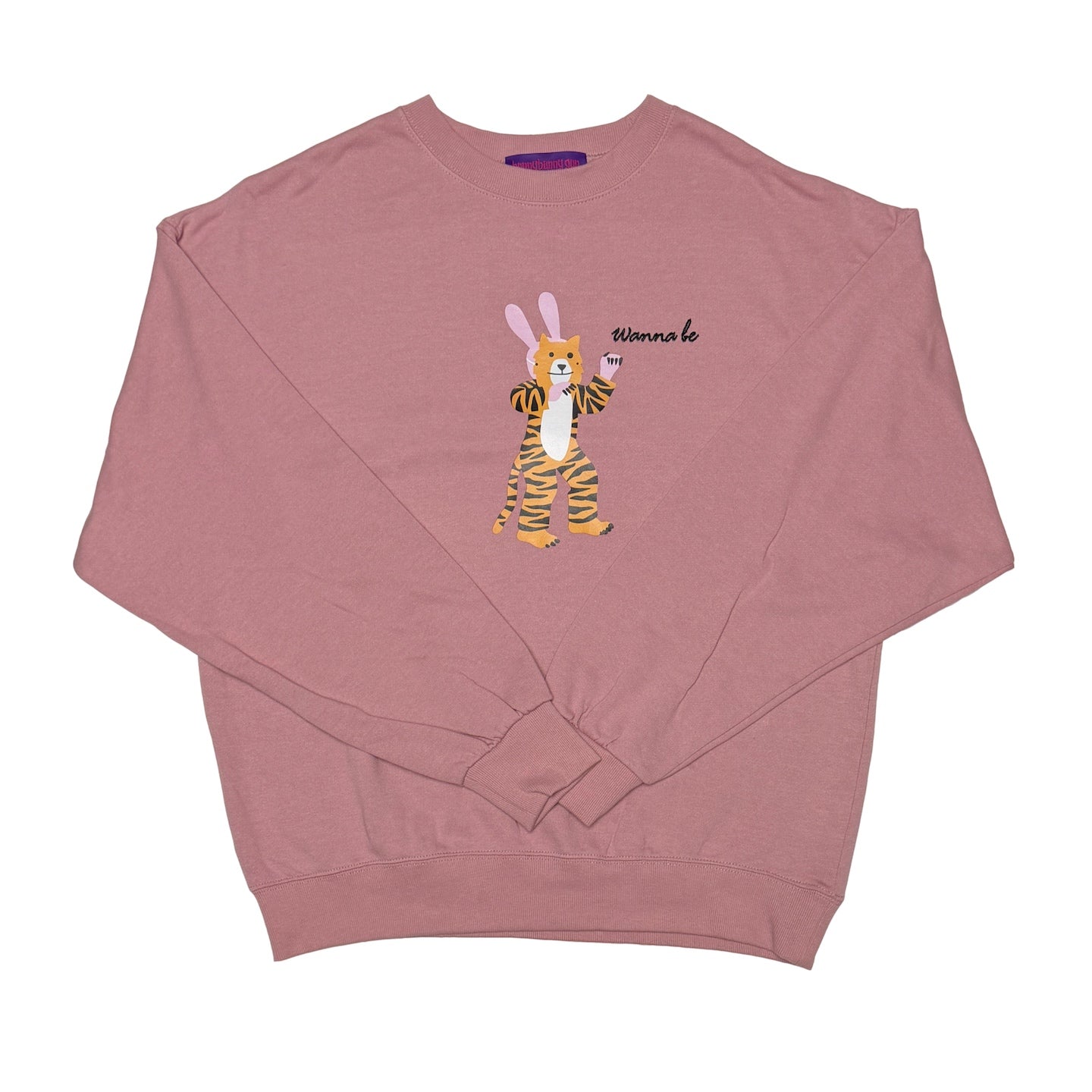 bunnybunnygun - Harajuku Cartoon Print Crewneck Sweatshirt sweatshirt bunnybunnygun