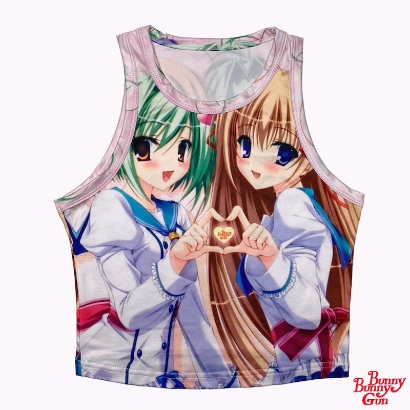 bunnybunnygun – Y2K Stretchy Tank Top tank top bunnybunnygun 1