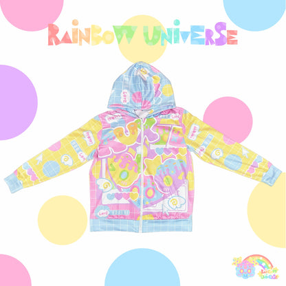 Rainbow Universe RUX - Decora Kei Pastel Macaron Hoodie hoodie Rainbow Universe RUX