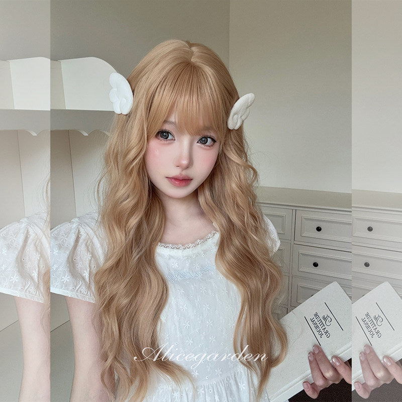 Alice Garden – Sandy Gold Curly Wig wig Alice Garden