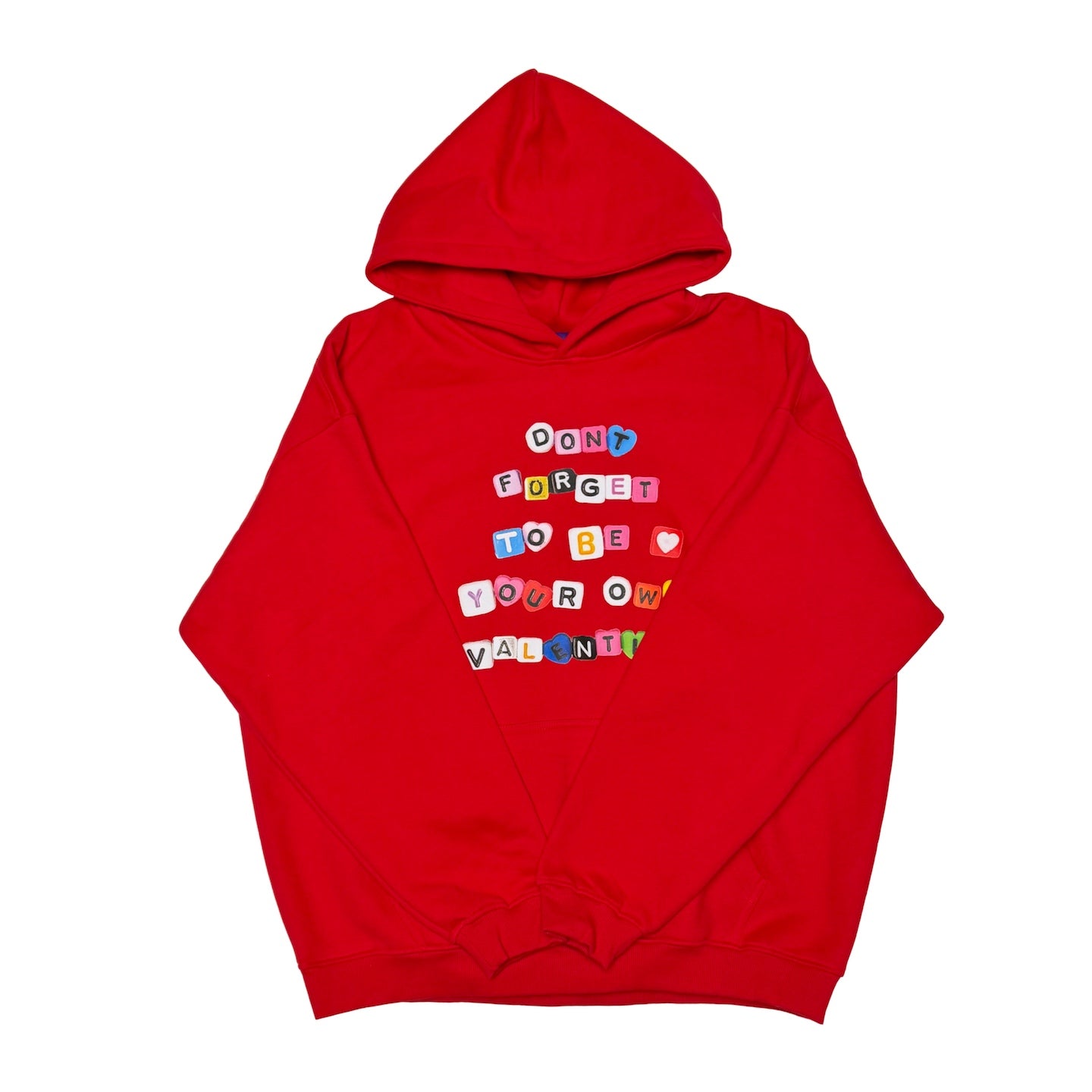 bunnybunnygun - Harajuku Red Fleece Hoodie hoodie bunnybunnygun M