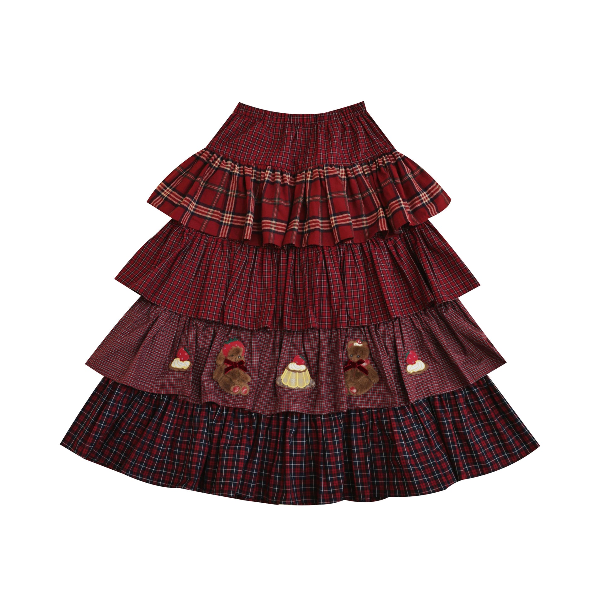SemenCoicis - Kawaii Skirt Ruffle Tiered Cake Skirt skirt SemenCoicis