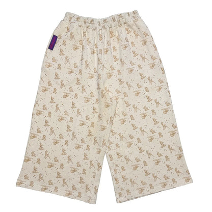 bunnybunnygun - Oversized Elastic Waist Cropped Pants pants bunnybunnygun