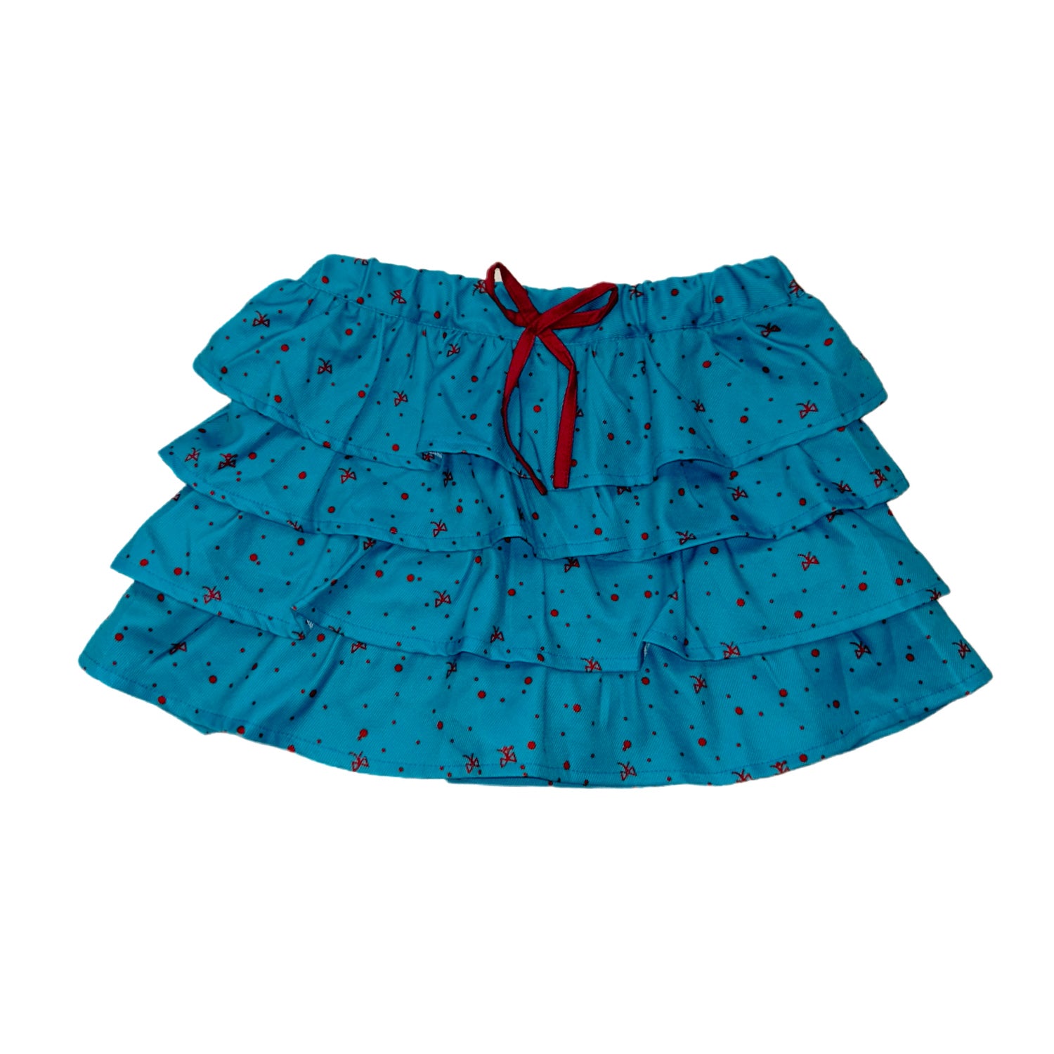 YJM with biubiu Layered Cake Skirt | Harajuku Polka Dot Bow Skirt skirt YJM with biubiu