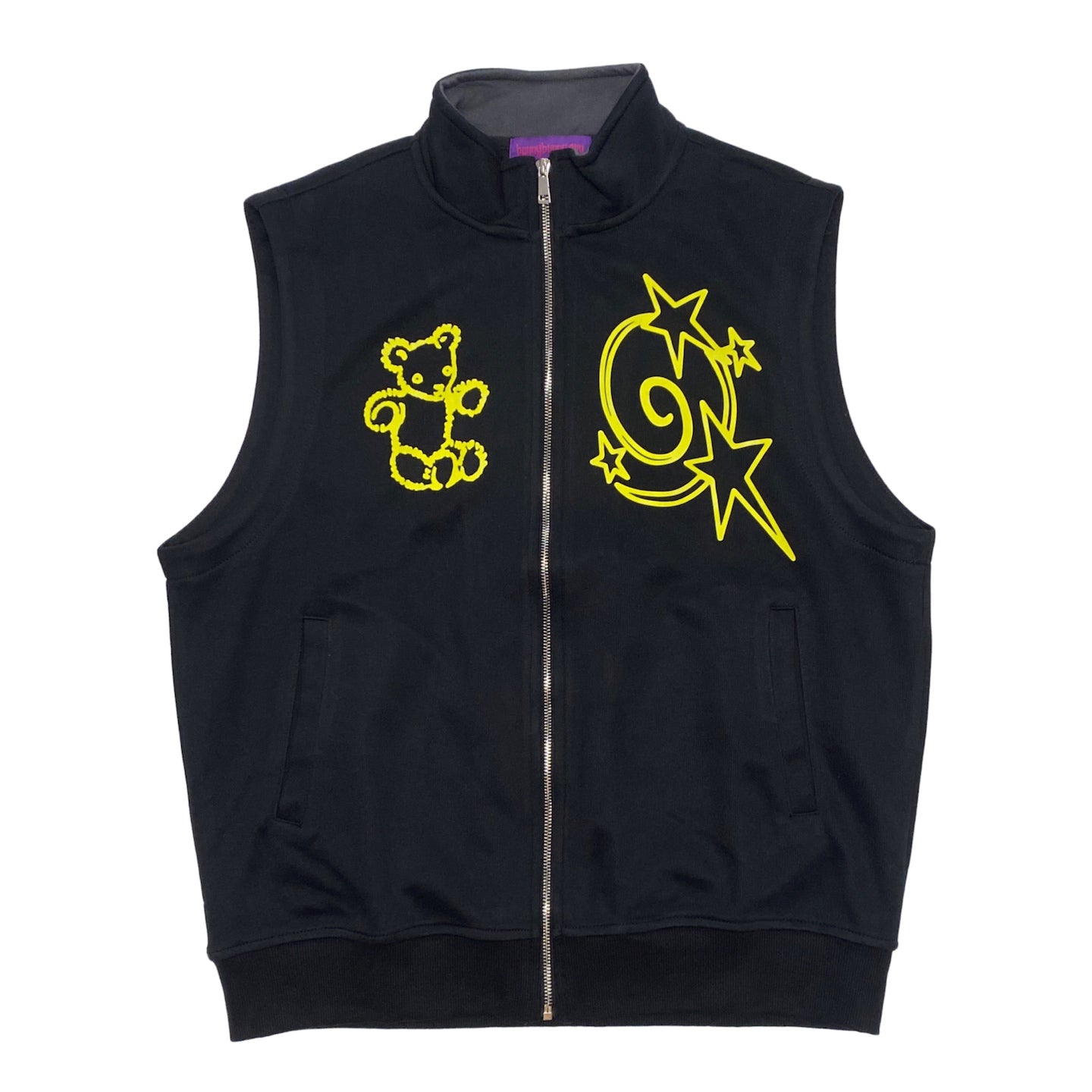 BunnyBunnyGun - Y2K Streetwear Zip Vest Oversize Casual Layering vest bunnybunnygun