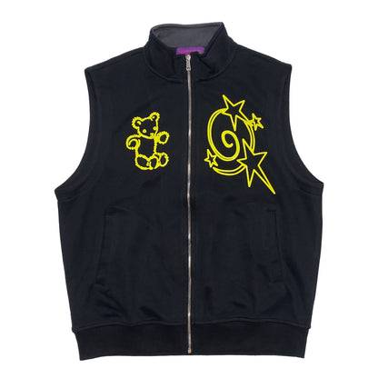 BunnyBunnyGun - Y2K Streetwear Zip Vest Oversize Casual Layering vest bunnybunnygun