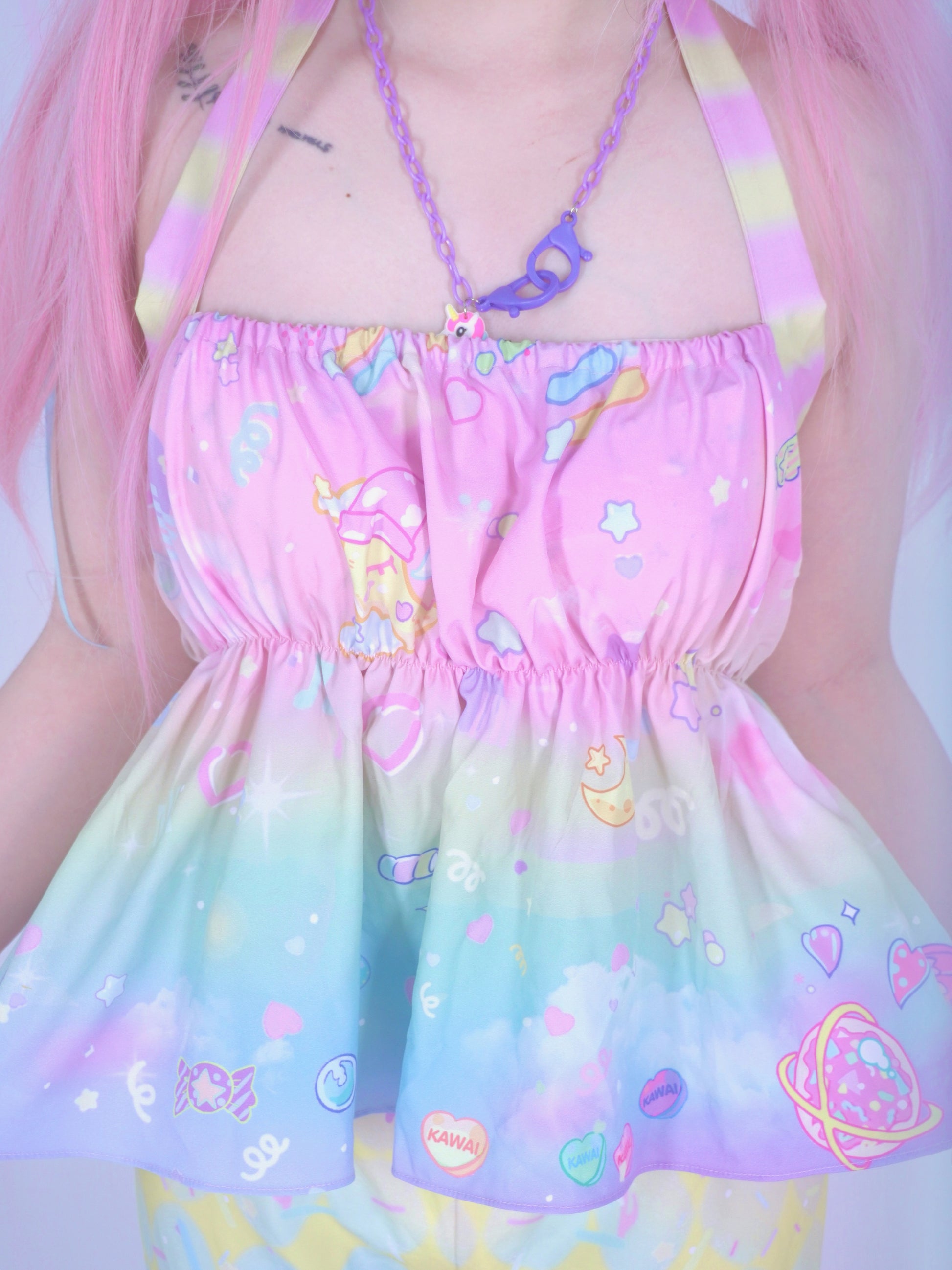 Dream Bubble Summer Coord | Harajuku Macaron Sweetheart Set camisole Dream Bubble Camisole only