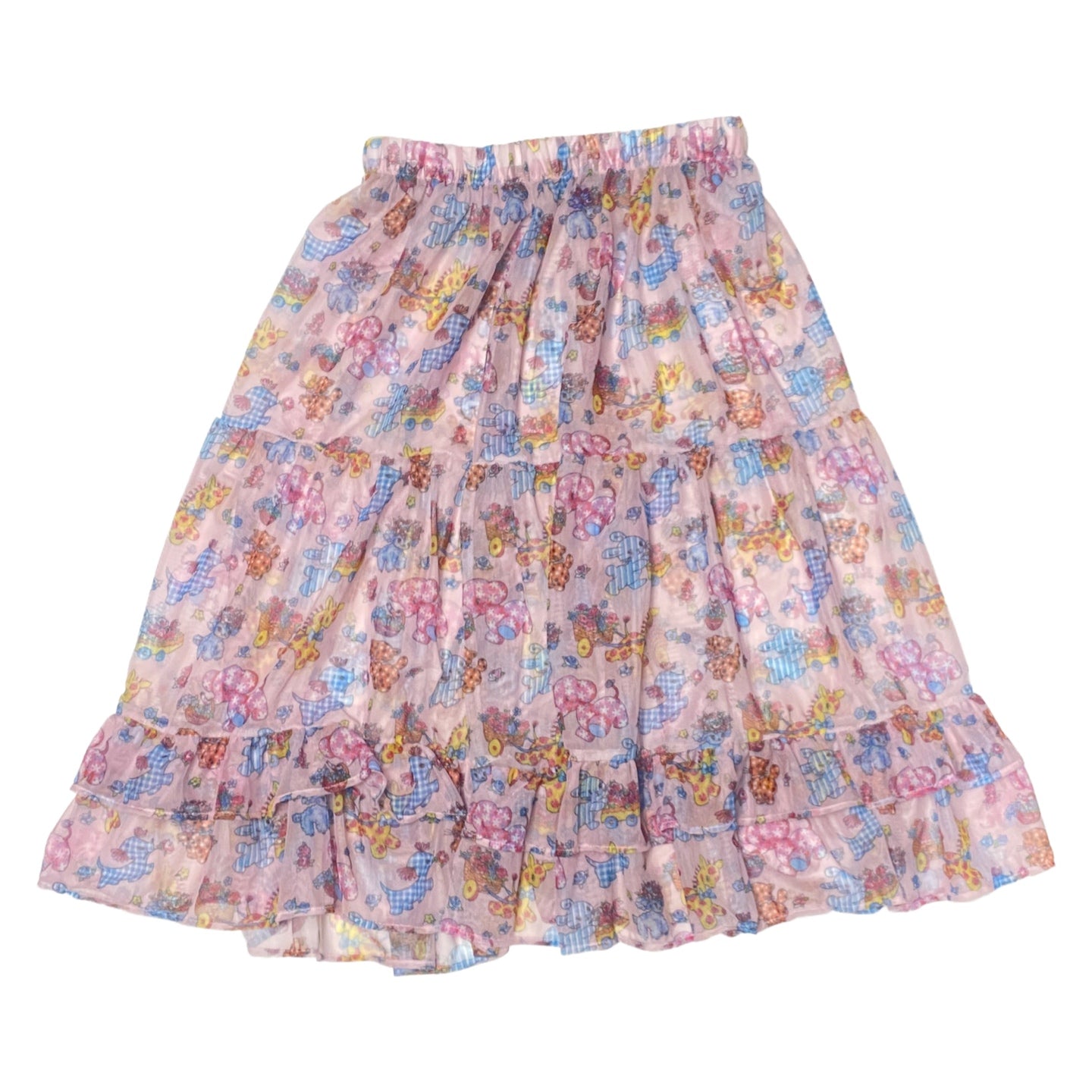 Kawaii Mesh Skirt – Lace Hem skirt bunnybunnygun