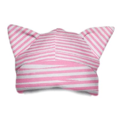 LEERROO - Y2K Punk Cat Ear Fleece Hat hat Leerroo Pink