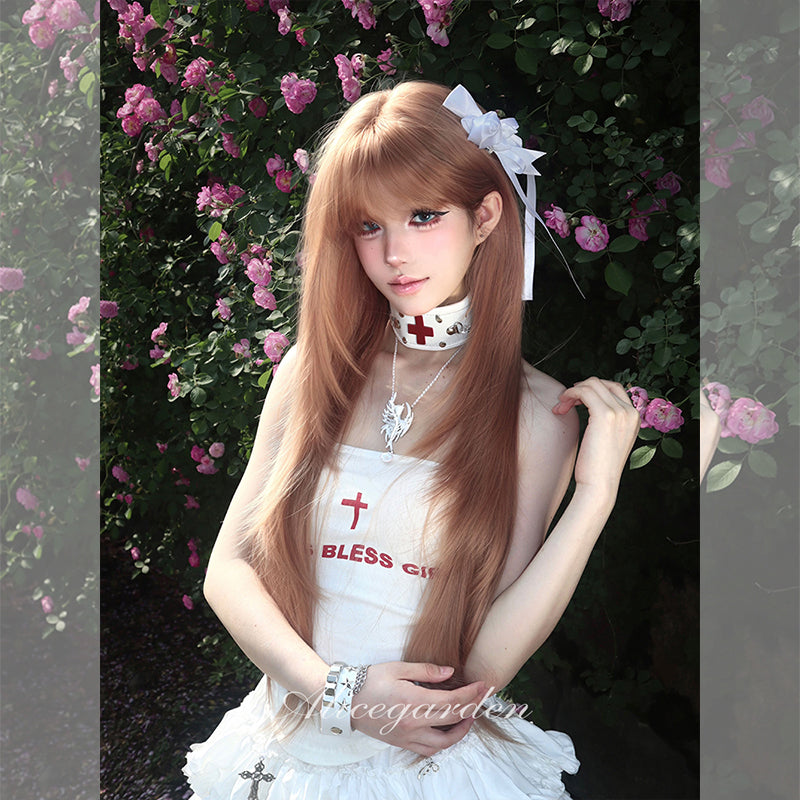 Y2K Layered Wig – Champagne Rose wig Alice Garden