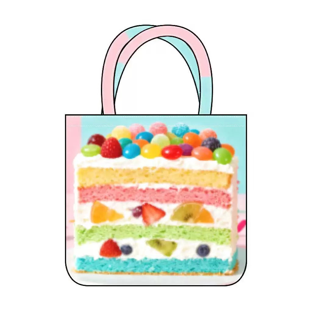 LEERROO - Y2K Dopamine Print Plaid Patchwork Tote Bag bag Leerroo 2