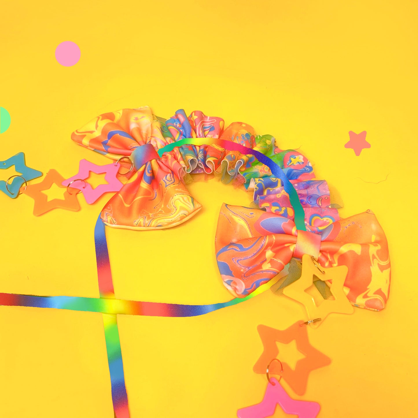 Dream Bubble - Rainbow Decora Kei Headband headband Dream Bubble Rainbow