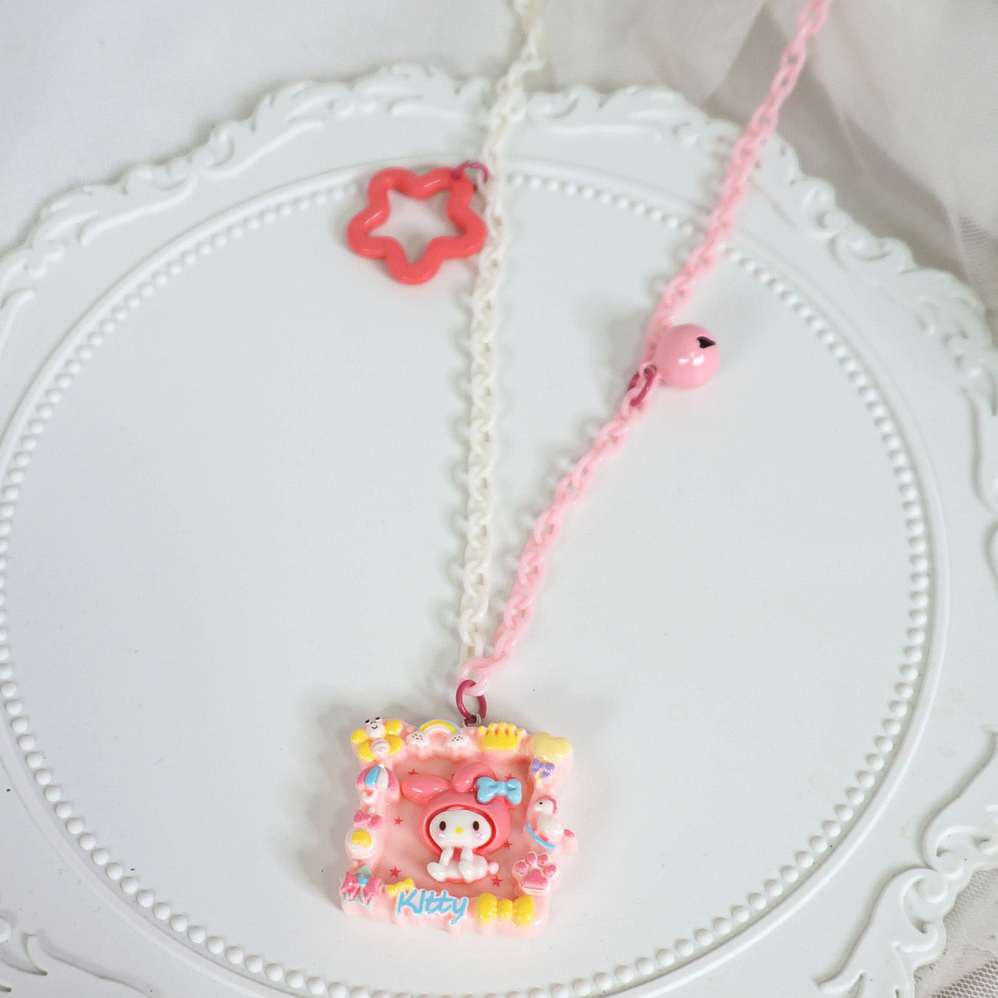 MaoJiang - Decora Kei Long Necklace Resin Pendant Cute Accessory necklace maojiang My Melody